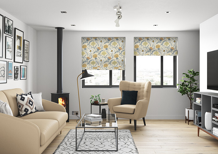 Acanthium, Ochre - Roman Blind - Image 5